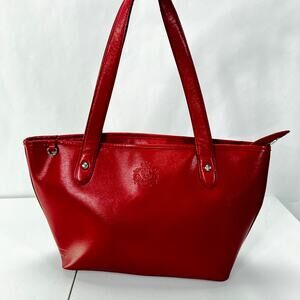 Ralph Lauren Red Tote Bag Medium